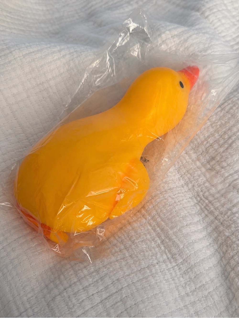 Yellow Rubber Duck Bird Toy for Pets